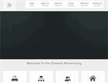 Tablet Screenshot of dreamzadvertising.com